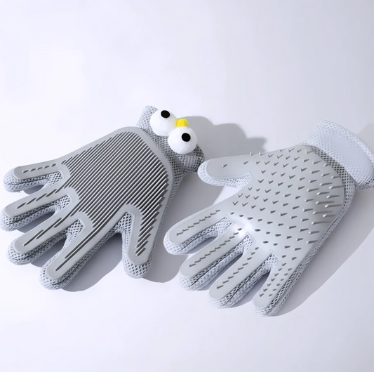 Premium Pet Grooming Glove – Gentle Hair Removal & Massage for Cats & Dogs